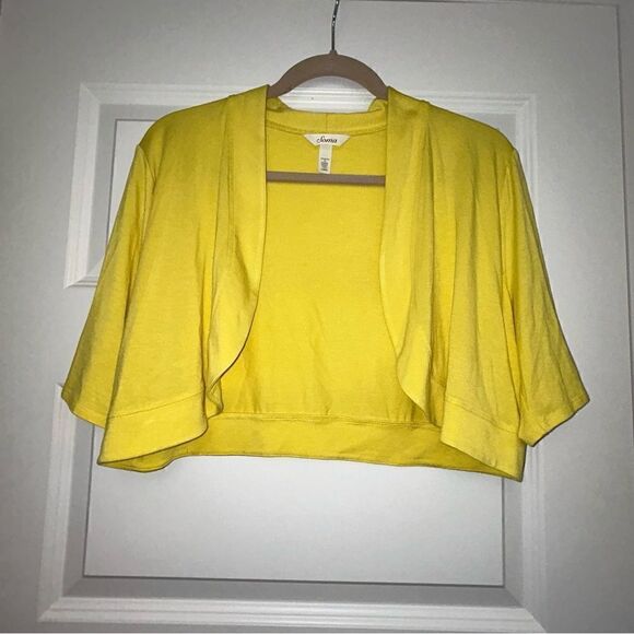 Soma Short Sleeve Open Front Crop Cardigan - Picture 1 of 4